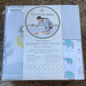 3 piece Crib Bedding